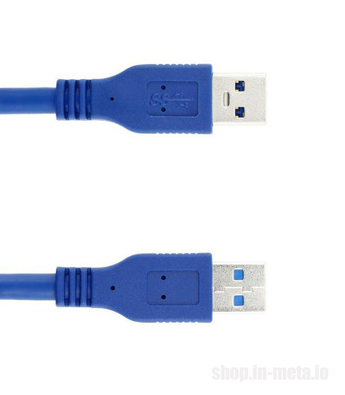 Кабель USB 3.0 type A, Male to Male 0.6m, 1m, 1.5m