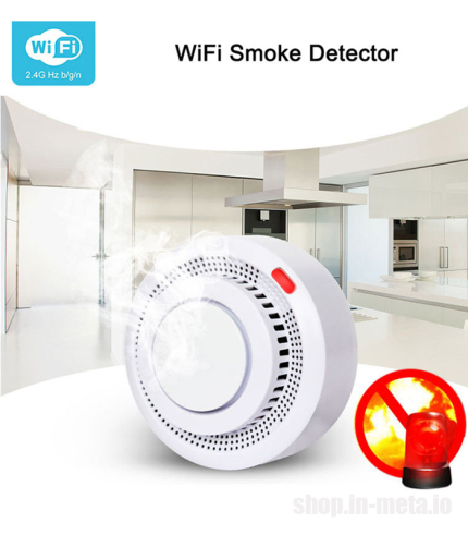 400SM Fire smoke alarm detector sensor Zigbee Tuya Датчик дыма