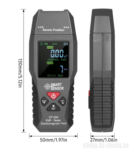Meter Electromagnetic ST1393 EMF metamart датчик облучения