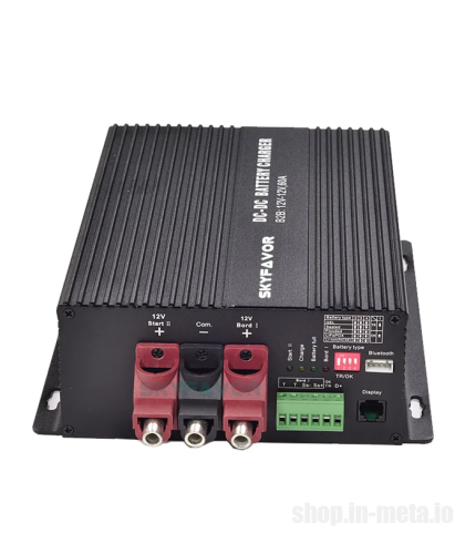 12V-12V 60A DC-DC Battery Charger controller metamart in-meta.io