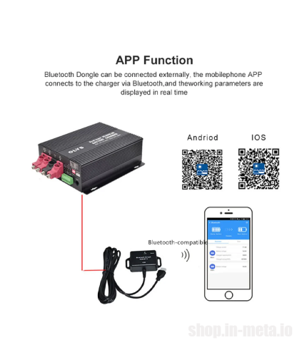 12V-12V 60A DC to DC Dual Input Battery Charger and MPPT metamart in-meta.io