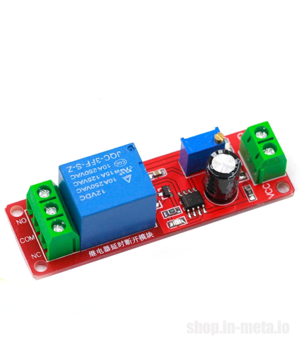 NE555 DK555 Timer Module DC 12V 0~10S metamart in-meta.io