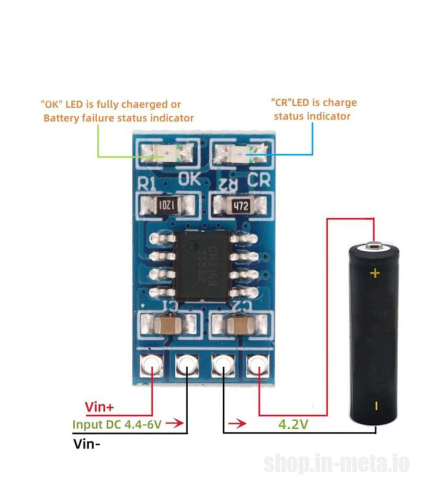 MPPT Solar Charge Controller 1A-2A, 4.2V 3.7V 18650 LiPo Li-ion metamart in-meta.io