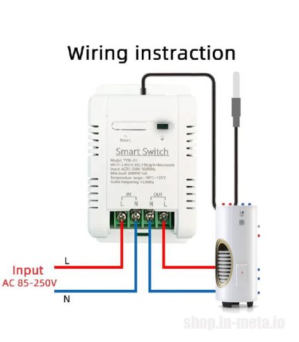 WiFi Smart Thermostat 16A TUYA