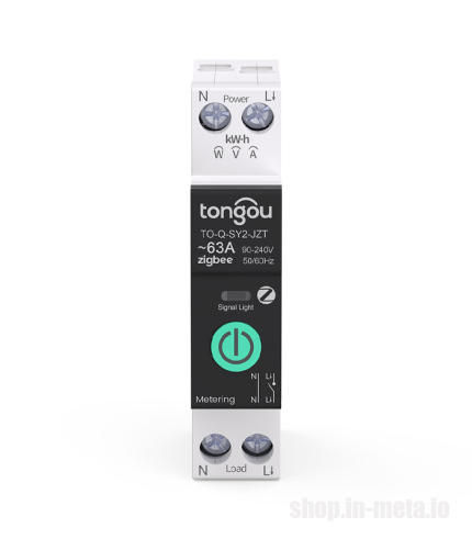 TONGOU AC 1P TUYA Zigbee 63A TO-Q-SY2-163JZT Smart relay controller metamart shop.in-meta.io