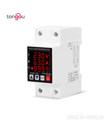 TONGOU AC 63A TOWZS-2-63 Voltage protection relay metamart shop.im-meta.io