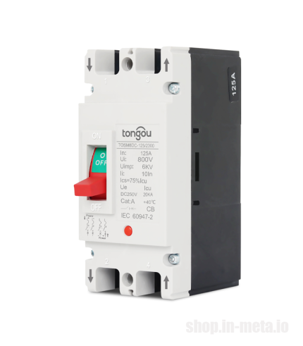 TONGOU DC 2P 250A TOSM8DC MCCB Moulded Case Circuit Breaker metamart shop.in-meta.io