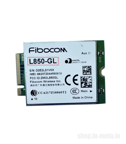 Fibocom L850-GL 4G LTE modem metamart shop.in-meta.io