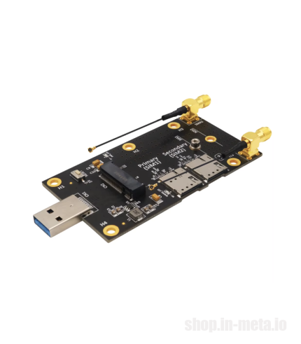 NGFF M.2 to USB 3.0 Adapter for WWAN LTE Module metamart shop.in-meta.io