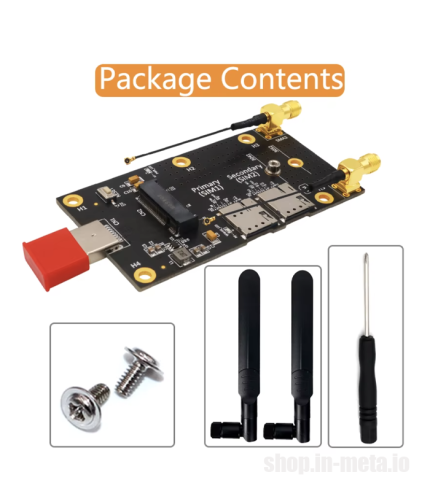 NGFF M.2 to USB 3.0 Adapter for WWAN LTE Module metamart shop.in-meta.io