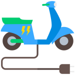 electric scooter icons